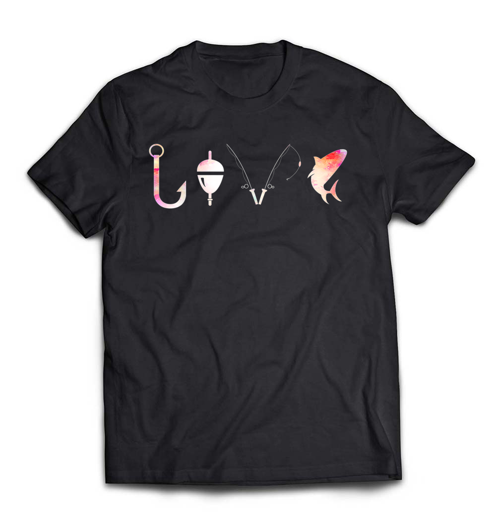 Love Fishing Tools T-Shirt for Fishing Lovers: Show Off Your Passion